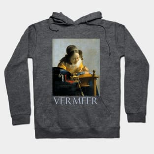 The Lacemaker (1670) by Johannes Vermeer Hoodie